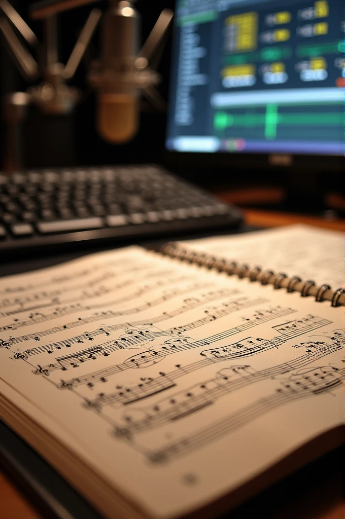 Sheet music for classical radio