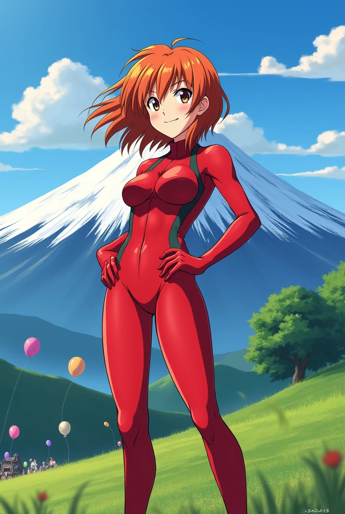 Asuka langley, Mount fuji, happy Birthday 28