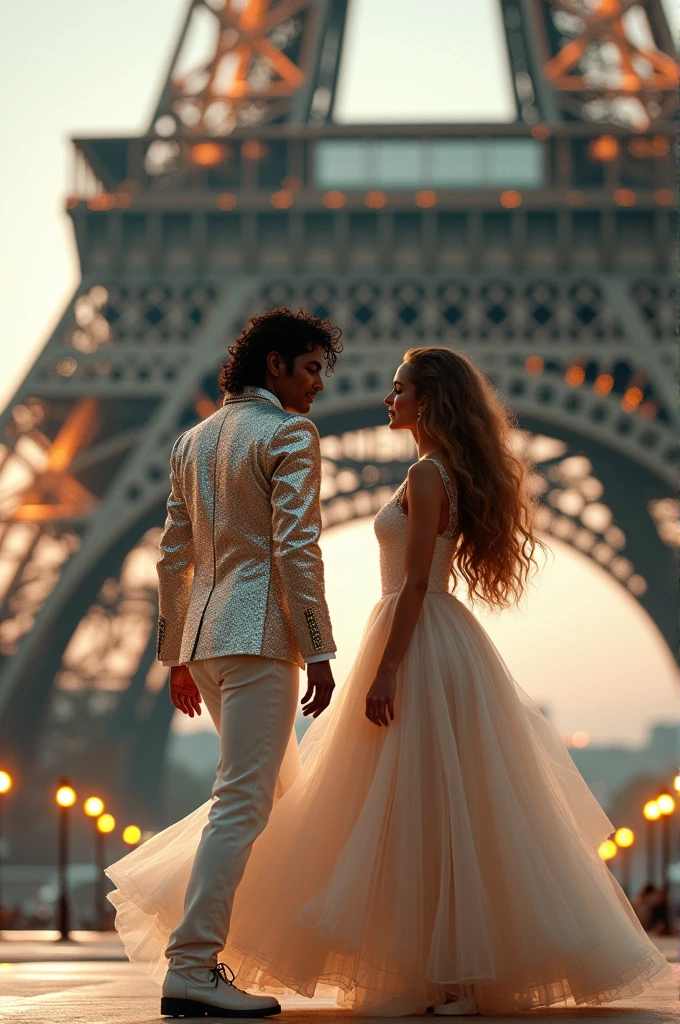 Michel Jackson with Ariana Grande in Paris