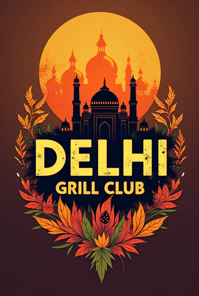 Dehli Grill Club written in logo