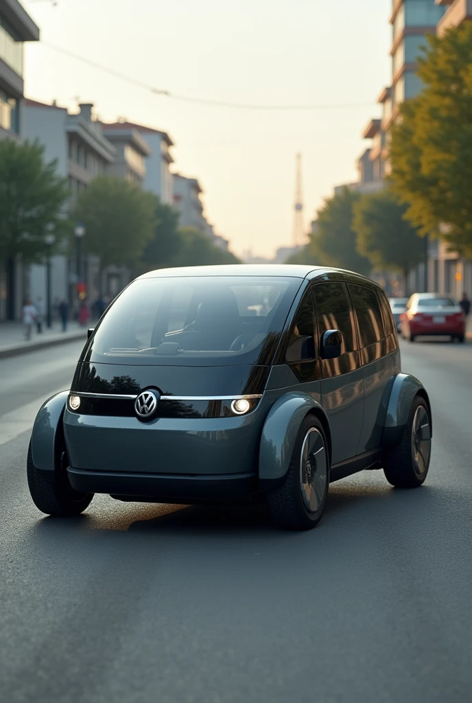 A VW Golf 3 in velomobile form not quite as futuristic the design