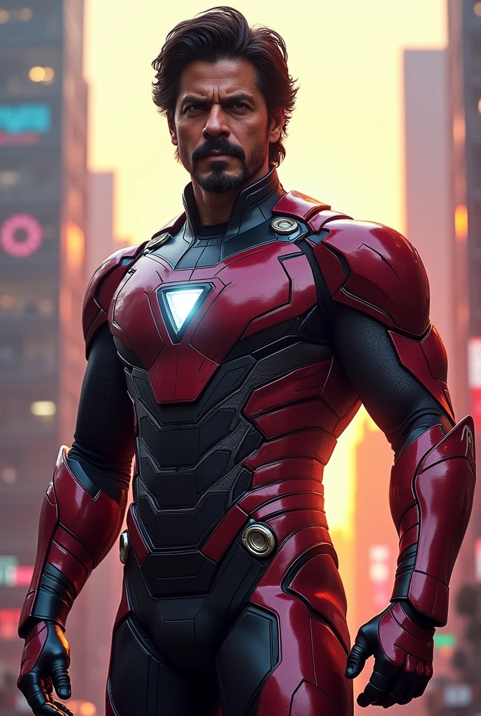 What if bollywood character shah rukh khan in marvel suit