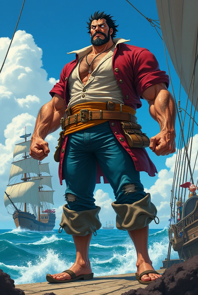 Garp as a pirate in one piece