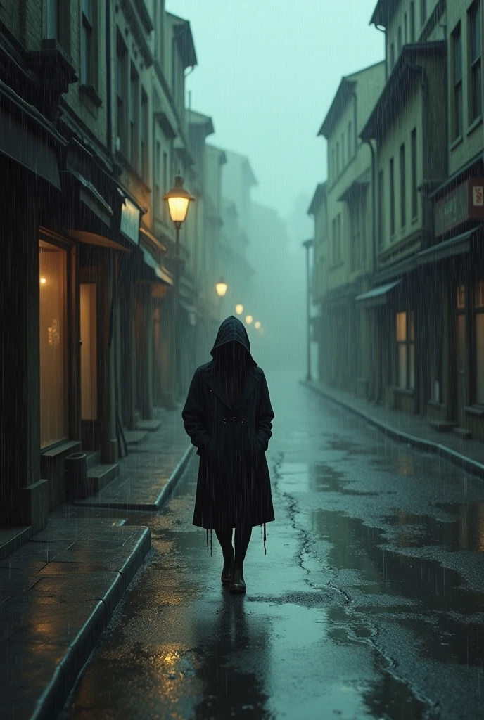 Street Rain sad