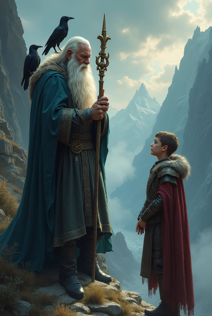 Jarl, The old man introduced himself as Odin, The Father of All, and offered Sigurd a second chance.