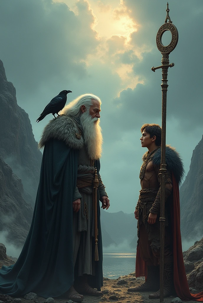 Jarl, The old man introduced himself as Odin, The Father of All, and offered Sigurd a second chance.