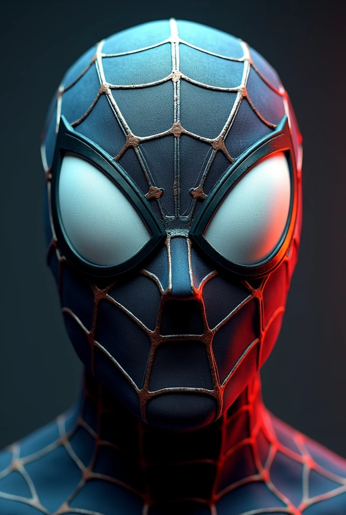 Here’s a detailed prompt for generating a retro 1997 superhero mask similar to Spider-Man:
---
"Create a retro 1997-style superhero mask inspired by Spider-Man. The mask should feature large, white, angular eyes with a slightly edgy, grunge aesthetic typical of the late 90s. The color scheme should include dark reds and deep blues, with subtle web-like patterns woven into the fabric, but with a more rugged, textured appearance than modern designs. The mask should also have a slightly worn, vintage feel, with minor scuffs or fraying at the edges, giving it a well-used look. The overall design should evoke a mix of nostalgia and classic superhero vibes, with a nod to the comic book style of the 90s."
---
This should help generate a visual that aligns with the 1997 retro aesthetic.