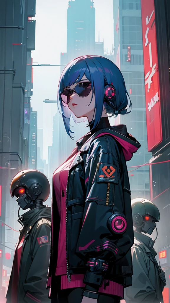 Cyberpunk sunny aliens