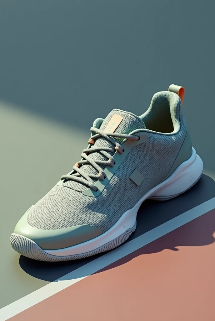 a modern tennis shoe