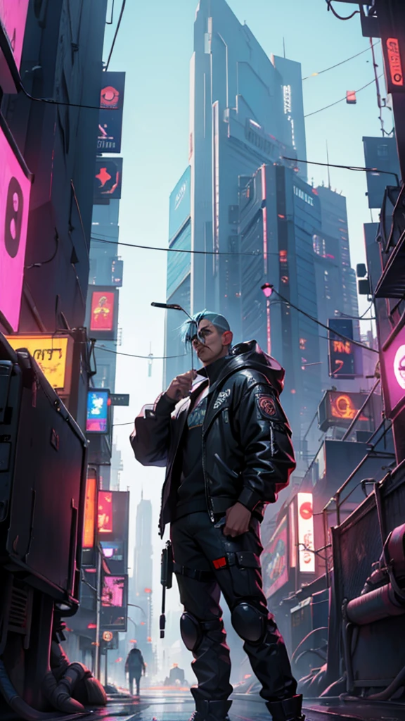 Cyberpunk sunny aliens