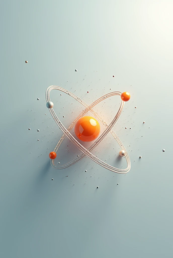 an atom, no background image