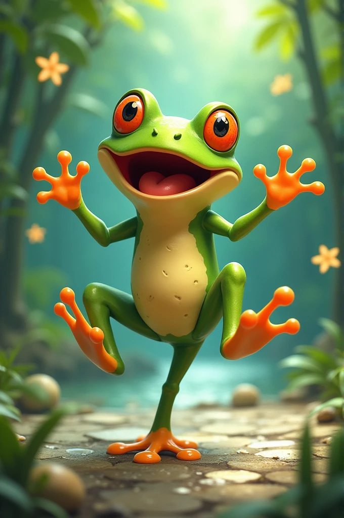 I want to crate frog dancing