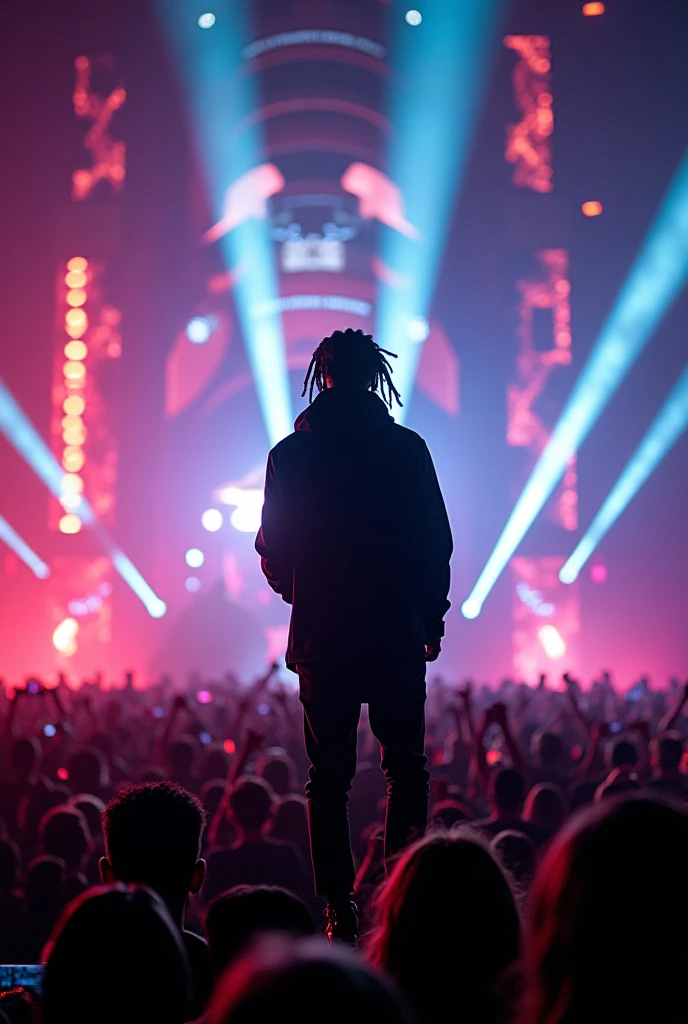 Travis Scott consert in the night