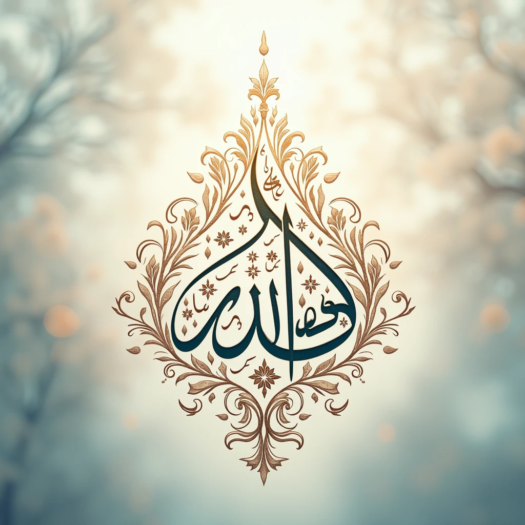 Create allah name beautiful profile picture