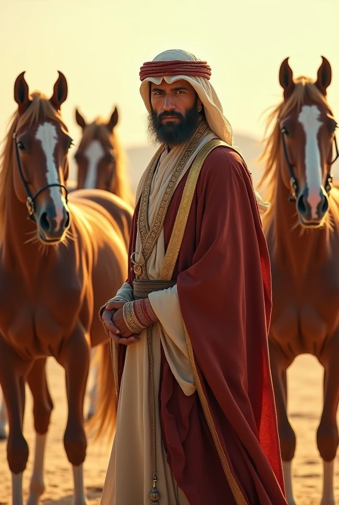 arabian horses man