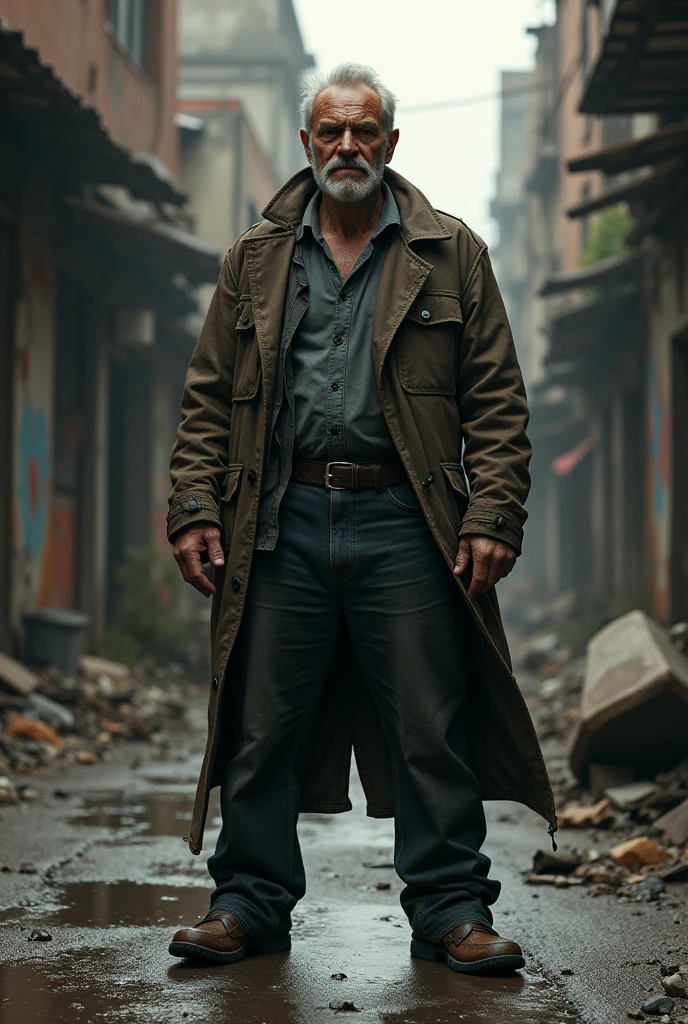 Old city guy with Full of attitude pose