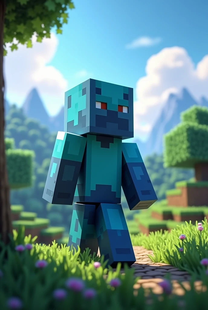 Make a Minecraft profile picture with the Vitin player skin_br11