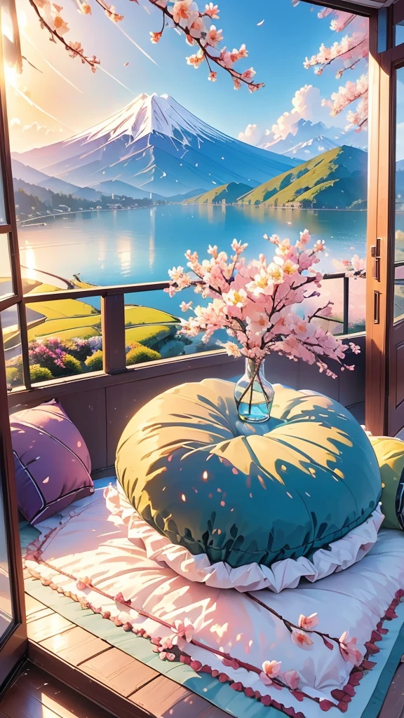 (masterpiece),(high quality),最high quality,reality,(reality),超detailed,(detailed),(4K,8k,indoor,table,sofa,Potted plants,Chair,Lonely,Wide-angle lens,window,ground,quilt,pillow,Night view,大玻璃window
1人の, Long Hair, windowの外を見る