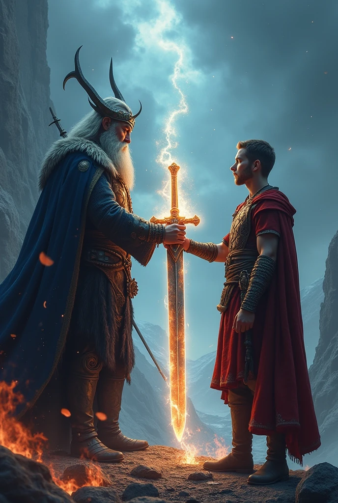 Jarl, “With these words, Odin gave Sigurd a sword forged in the flames of Ragnarök, a weapon of unimaginable power,