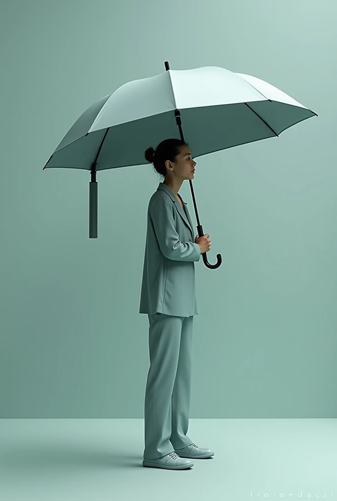 Umbrella with an extra drainage tube so that the water can escape, normal cool comombian melo long tube apart extendable