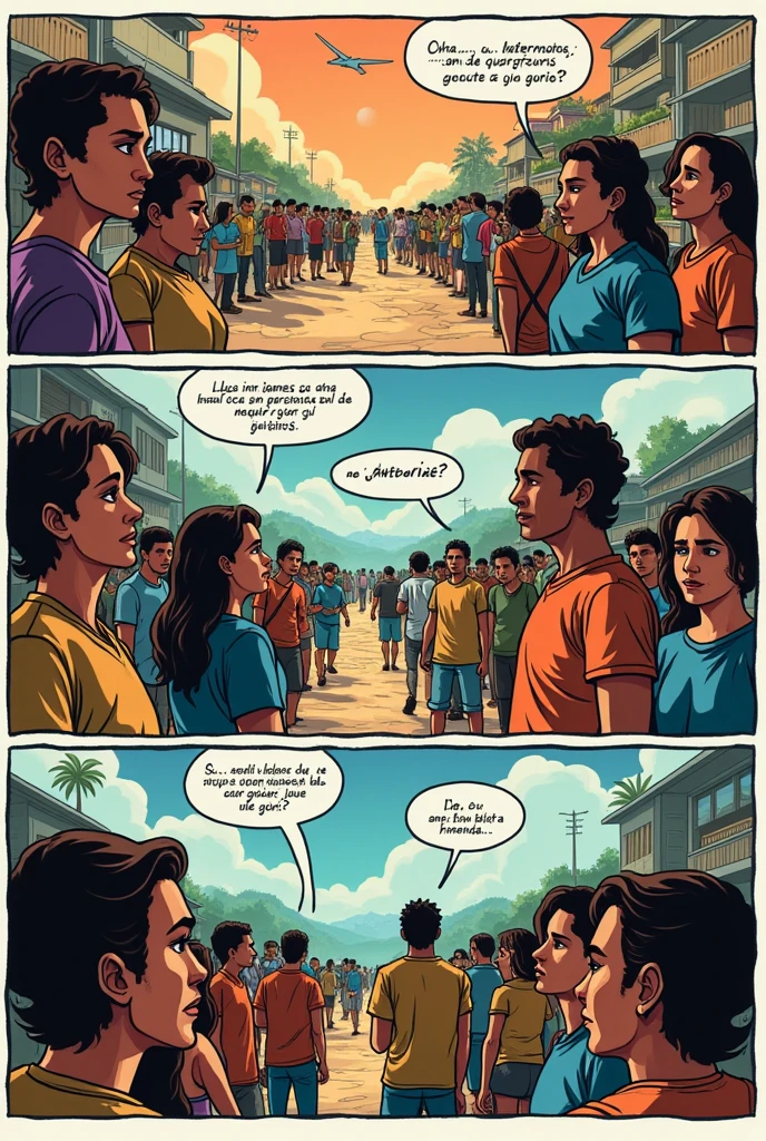 A comic strip in Spanish about neoliberalism, neocolonialism and economic liberalism