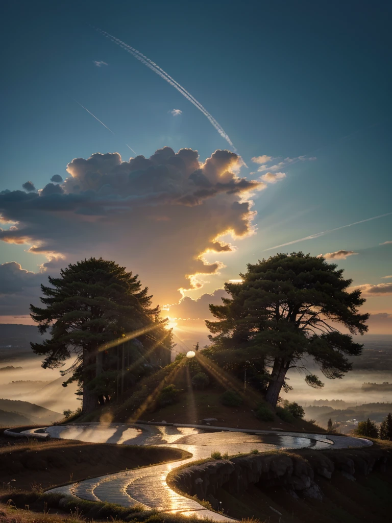 photorealistic landscape, natural landscape, naturey, Beleza Da naturey, Golden Sunset, Sky, Sky Power, Detailed Realistic Sunset, Cedars, Cedar, God's City, Heavens Realm, mountainscape, Great Mountain, Detailed Realistic Mountain, Celestial Mountain, Rivers of Waters, Sunset realism, Árvores naturey, panorama, panorama Fotorrealista, panorama Paisagem,
Realistic panorama UltraHD, Path to Heaven, heavenly, Detailed Realistic Image 8K, 16K Photorealistic Contrast, 8K Photorealistic Sharpness, Photorealistic Colors 4K, 16K Photorealistic Shadows, 8K Photorealistic Textures, 16K Photorealistic Texture, 4K Photorealistic Light, 4K PhotoRealism, FullHD 4K Detailed Contrast, detailed sharpness FullHD 8K, detailed sharpness FullHD 4K, detailed sharpness, Detailed Colors 2K, lifelike colors, FullHD Detailed Shadows, 4K Detailed Textures, detailed texture, padoru, Natural Beauty, chic