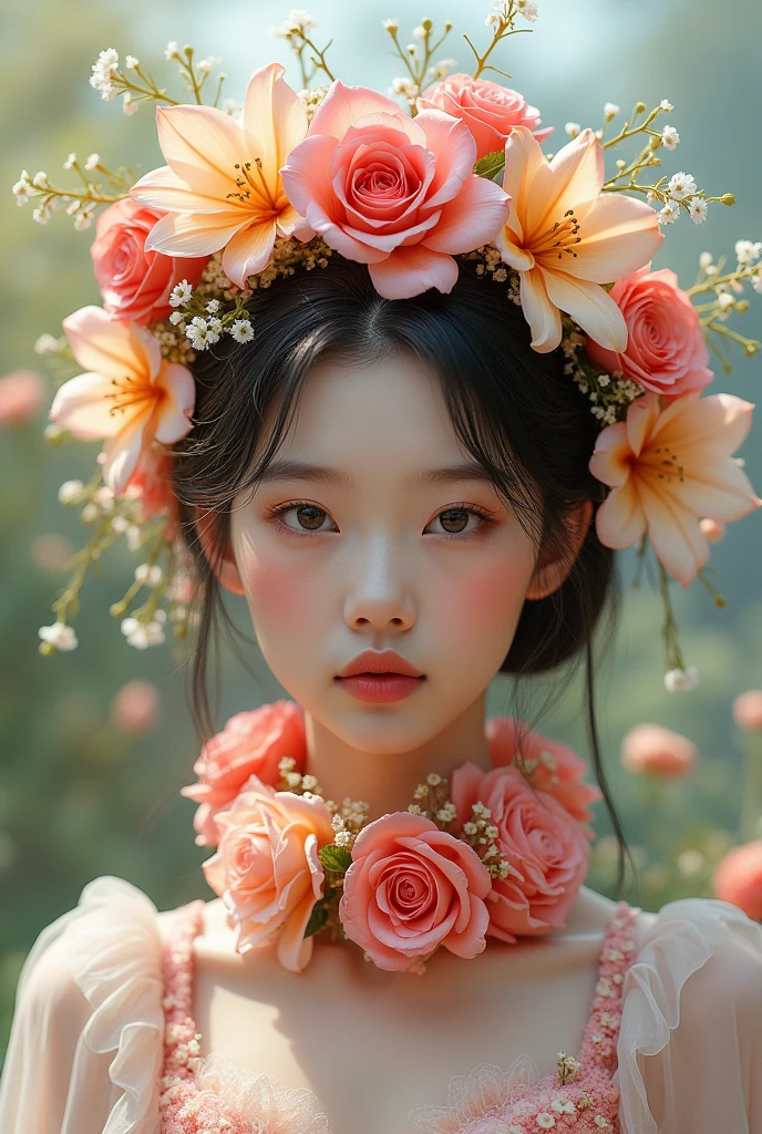 Beautifull flower collar