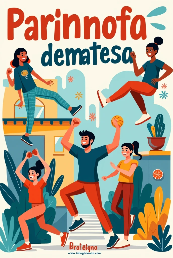 Create a poster that promotes physical health, in Spanish