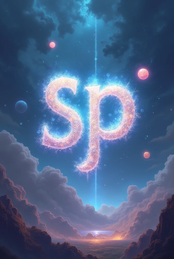 
create image with the letter sp