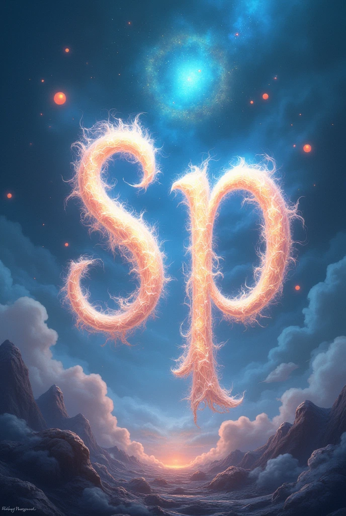 create image with the letter sp