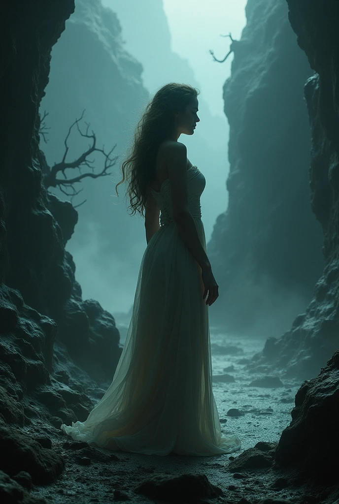 Eurydice was pulled back to the underworld, this time forever.
