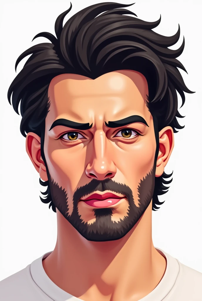nft image of me ( my looks I’m clean shaved and look like an hritik Roshan ) the image should must look like abnormal nft make it like an art or cartoon Teenage background must plan white make it 2D in image must look like pixel kinda I mean a lot of pixel comes together and make image
