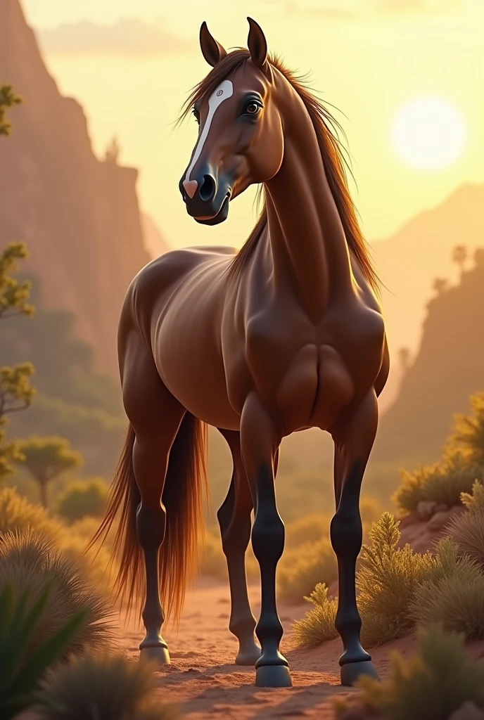 HORSE STRONGER, ((desert)), ((forest)), ((sunset)), ((WIDE VIEW)), (best quality, high resolution, masterpiece: 1.2), ultra-detailed, (realistic), (Fotos RAW:1.2), (photorealistic), photo-realistic: 1.37), HDR, UHD, Studio Lighting, Ultra-Fine Painting, Sharp Focus, Physically Based Rendering, Extreme Detail Depiction, Professional, Vivid Color, Portraits, Photography, Masterpiece, High Resolution Scan, (Photography: Canon 5D, 50 Zeiss Lens mm), ultra HD, HDR, grade, (professional color grading), sharp focus, natural lighting, ((intricate detail)), (reality: 1.4), (very detailed), light, super detail, 8k, best quality, 8k, best quality, Awards, high resolution, Textured Skin, Anatomically correct, ultra HD, accurate