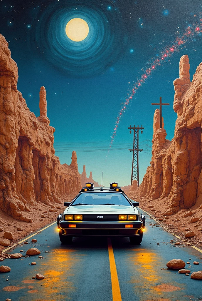 Theme Team Name: Traveling to the future We are based on the movie:Back to the future the wall has to do with traveling to the future, Roads, hope, Christian messages and things there.
A car from the future like the one in the movie (in big), huellas 👣 y Roads 
Y un lugar para poner los nombres de la clase (22 people)  or something to do with 9th 3.
With recycled materials and the theme “listening and on the way”