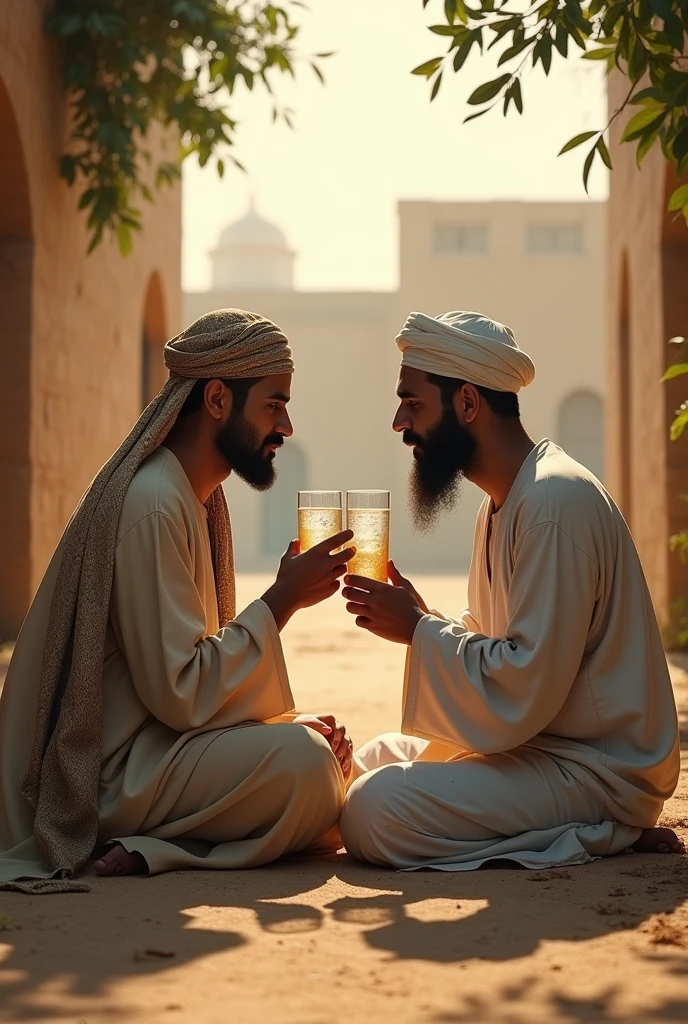 Drinking water together islam