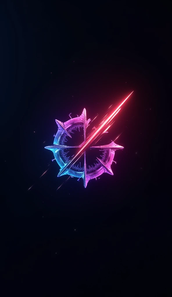 a close up of a colorful logo with a black background, art contest winner on behance, Artstation contest winner, 8k high quality detailed art, 3d game art, 3 d game art, behance contest winner, award winning on artstation, logo art, dan mumford. 8 k octane render, computer game art, dan mumford. octane render