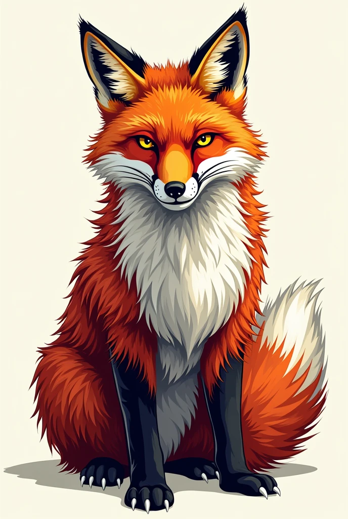 Create a fox image for my team shirt store