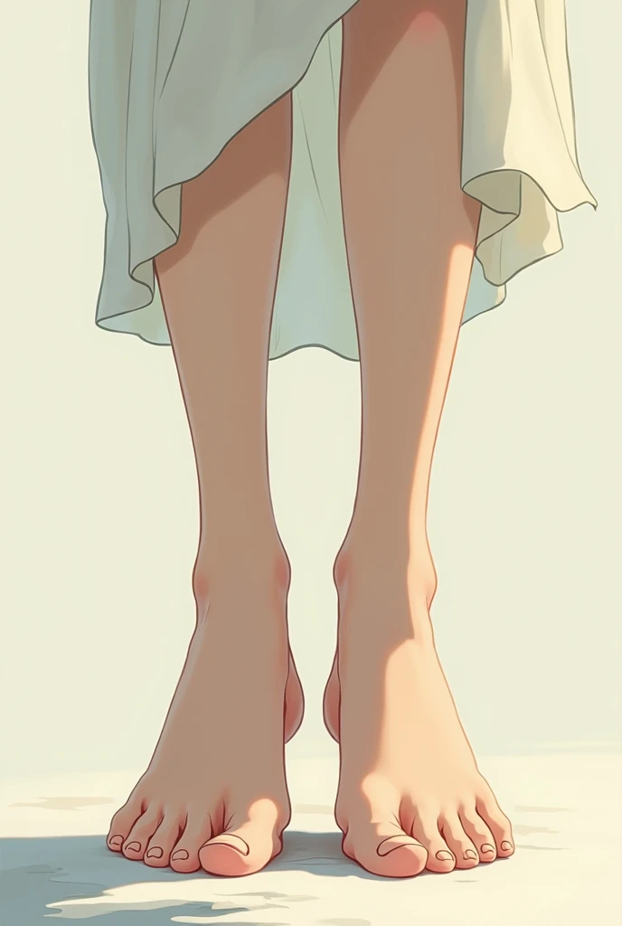 Gigantess feet girl anime