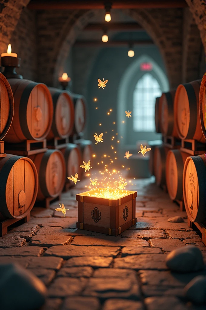 Box of flipons wine cellar
