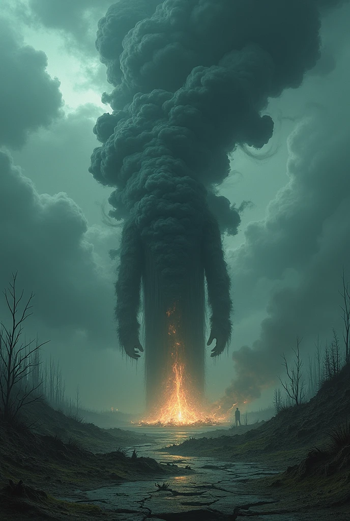 Make a picture of a climate threat