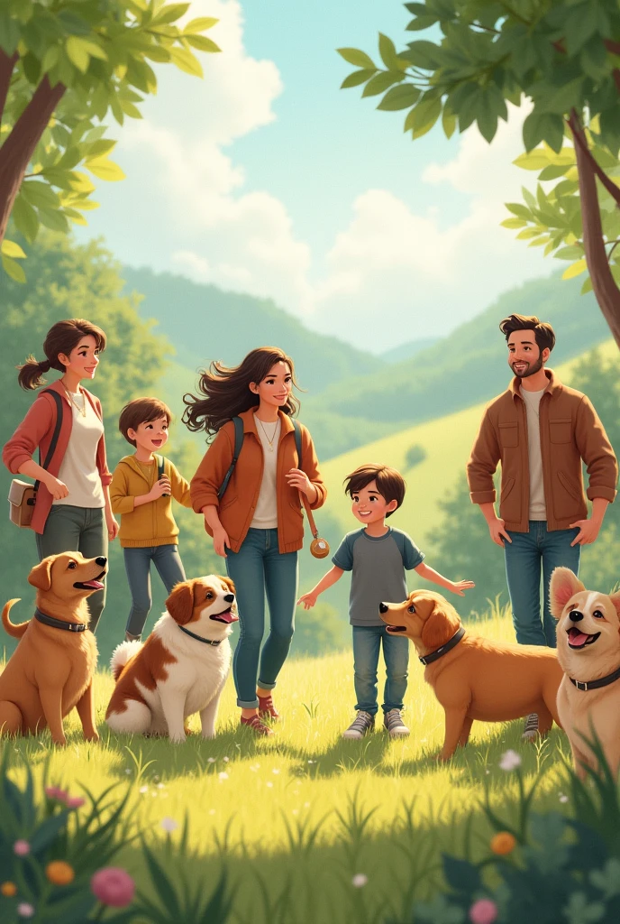 People with dog