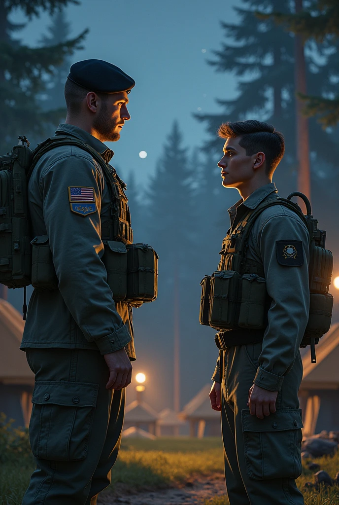 realism. Following orders from a camper 