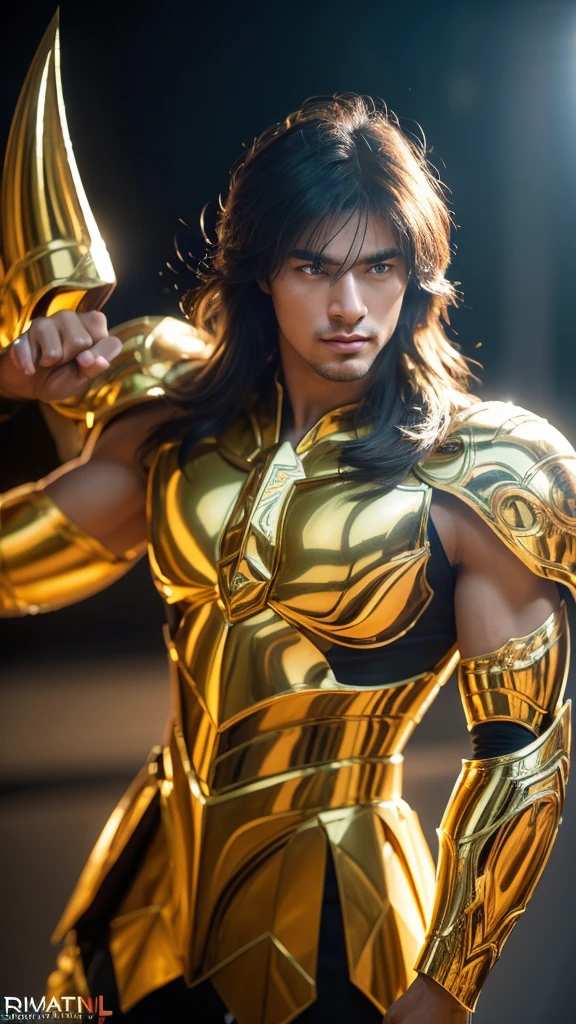 (((1man)))  a hyper realistic ultra detailed photograph of a handsome japan man full pose style photorealistic full pose style Milo at agreek ruins background, tattered Scorpio gold half shiny metal armor, long brown hair, blue eyes, dynamic pose, detailed symmetric beautiful hazel eyes, detailed gorgeous face, 30-megapixel, 4k, Canon EOS 5D Mark IV DSLR, 85mm lens, sharp focus, intricately detailed, long exposure time, f/8, ISO 100, shutter speed 1/125, diffuse back lighting, award winning photograph, facing camera, looking into camera, monovisions, perfect contrast, High sharpness, facial symmetry, depth of field, ultra-detailed photography, raytraced, global illumination, TanvirTamim, smooth, ultra high definition, 8k, unreal engine 5, ultra sharp focus, award-winning photograph, trending on artstation, realistick 8k