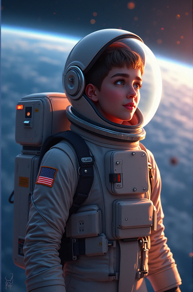 boy in spacesuit