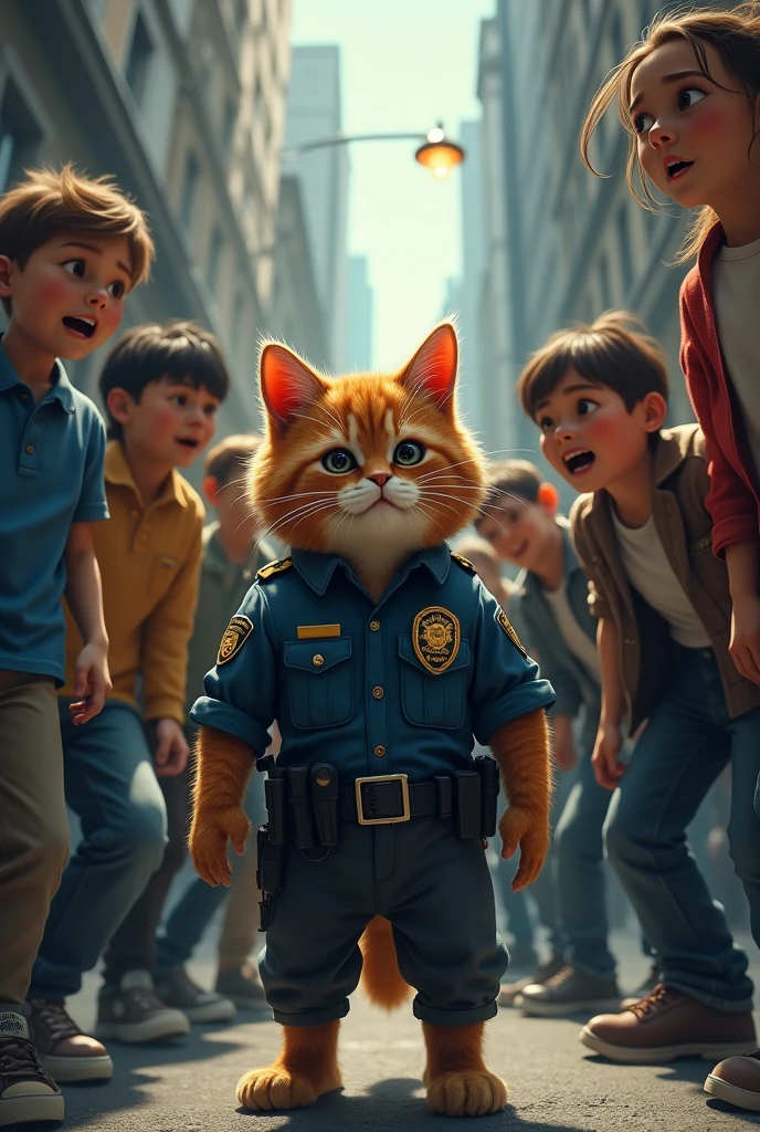 Cat Police Arrest! People