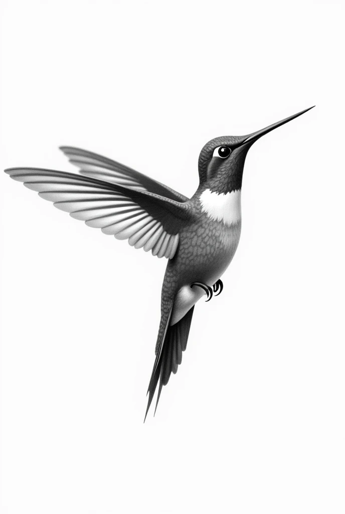 Hummingbird graphite logo for cosmetics and jewelry