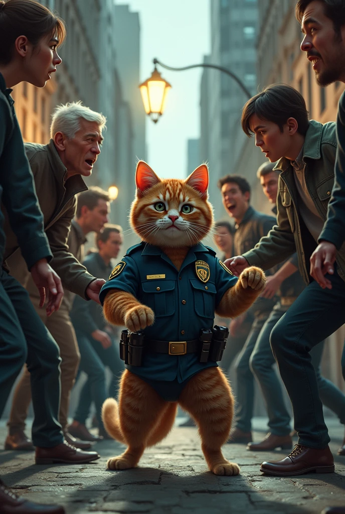 Cat Police Arrest! People