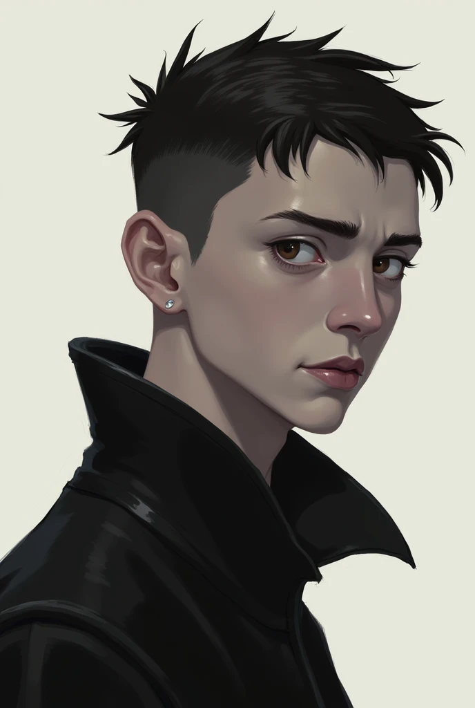 character draw frontal body and profile
