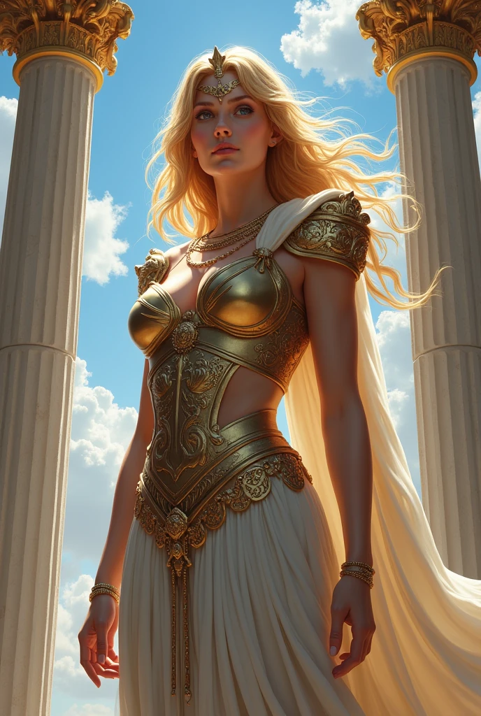Blonde Goddess Athena