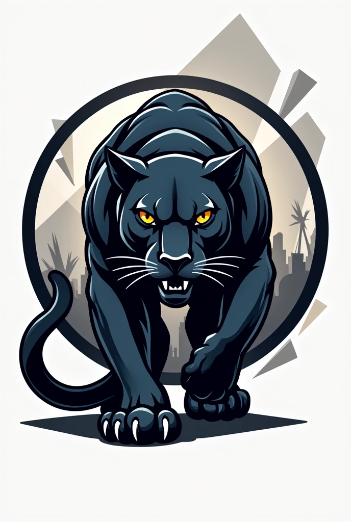 I created a panther logo, as a team
